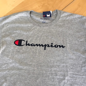 CHAMPION NWT men’s‎ T-shirt size L in grey NEW
